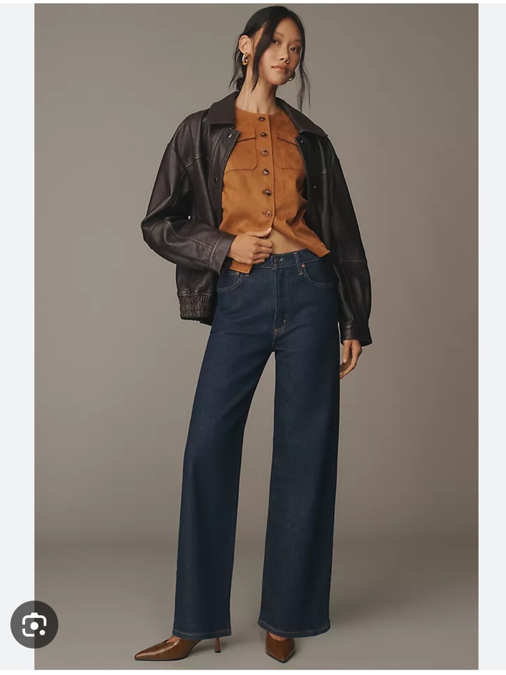 NWT Agolde Ren Wide Leg Jeans
